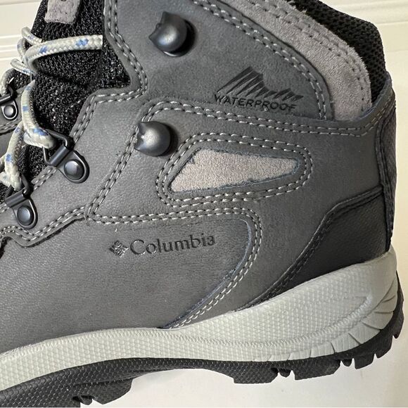 Columbia Womens Newton Ridge Gray Lightweight Waterproof Hiking Boot Size 7 Wide - Picture 5 of 8